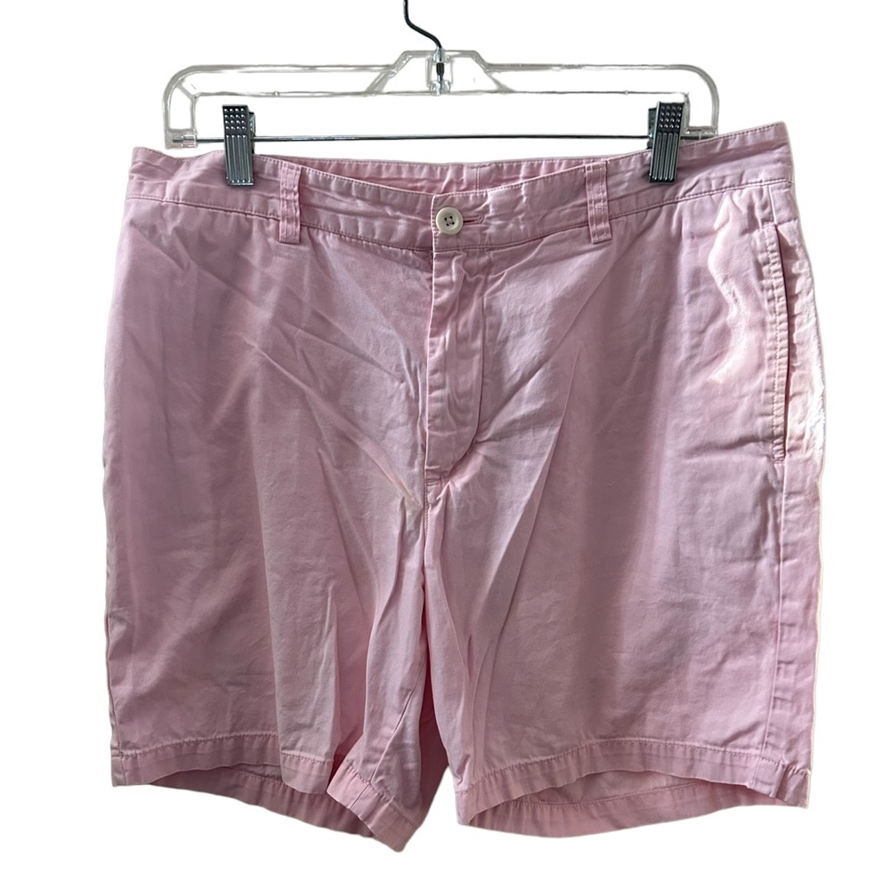 Vineyard Vines Light Pink Cotton Size 34 Shorts Classic Plain Front Preppy.